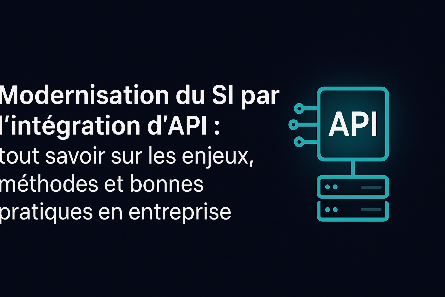 Modernisation du SI par l’intégration d’API : tout savoir sur les enjeux, méthodes et bonnes pratiques en entreprise